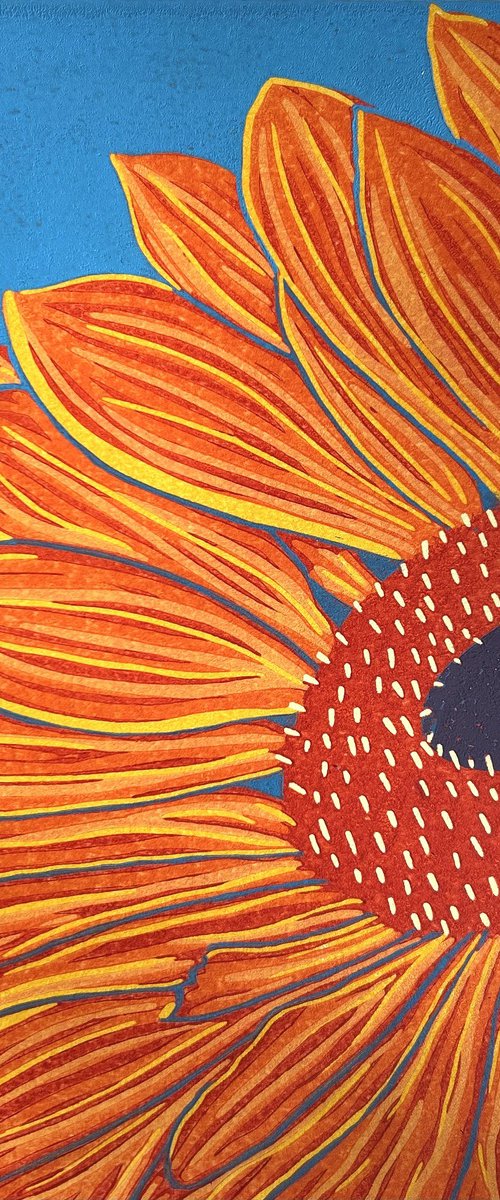 Gerbera by Nathalie Pymm Art