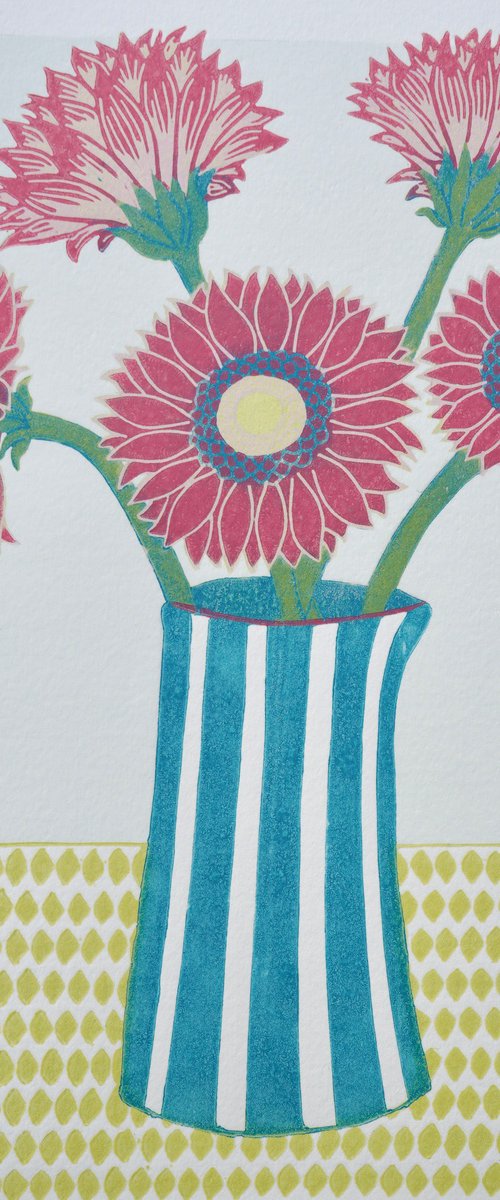 Blue Jug by Nathalie Pymm Art