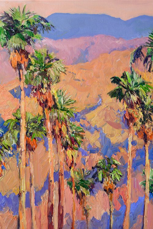 Palm Trees from Desert by Suren Nersisyan