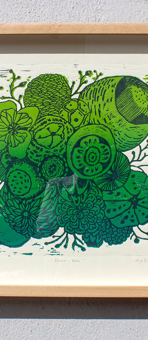 Fleurir - Vert by Rung Tsu Chang