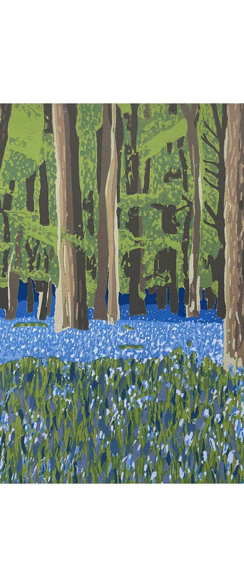Bluebell Carpet by Kirstie Dedman