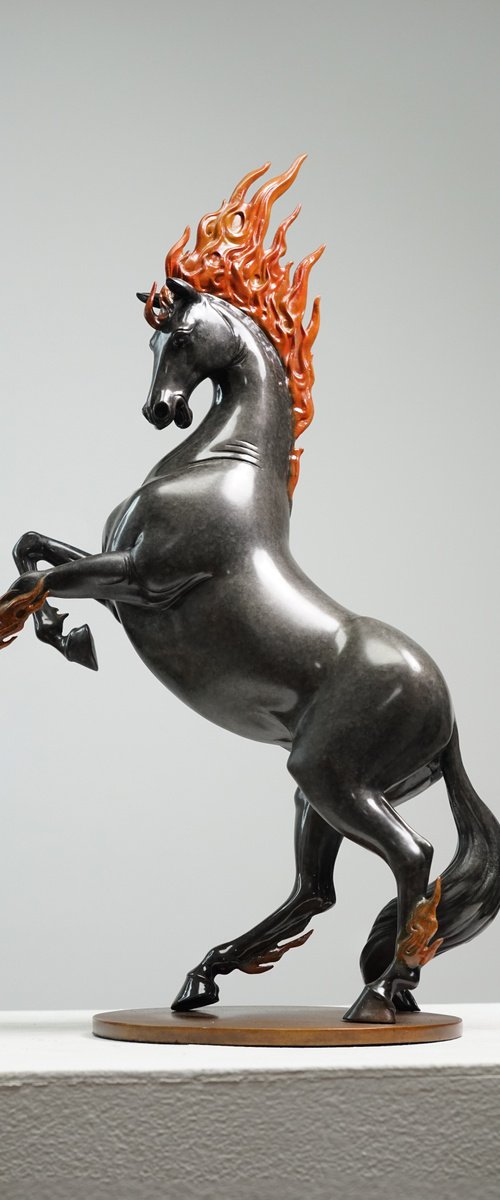 Blazing Mane by Zhao Yongchang 赵永昌