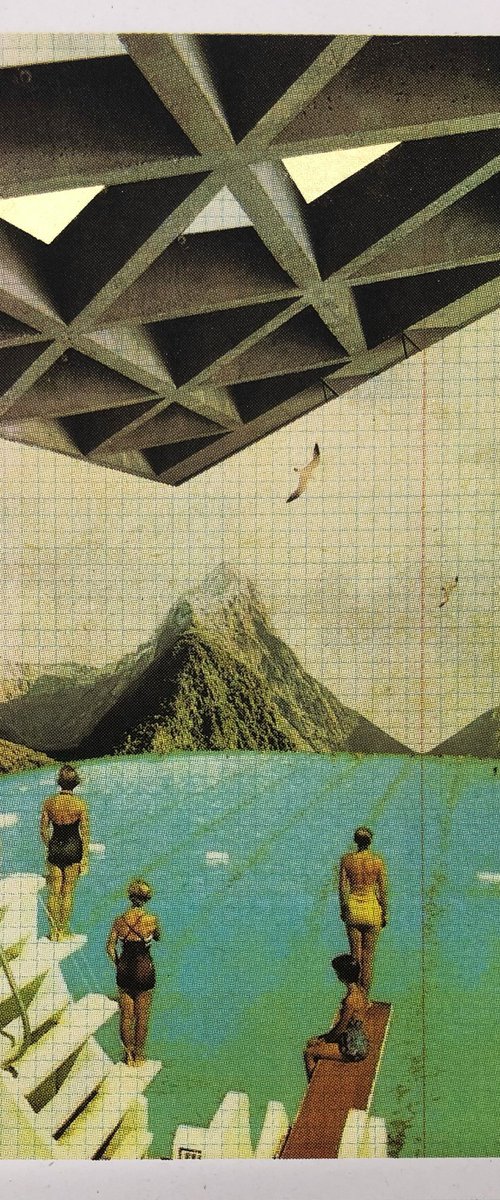 Utopian Swim - A4 mini edition by Maxine Gregson