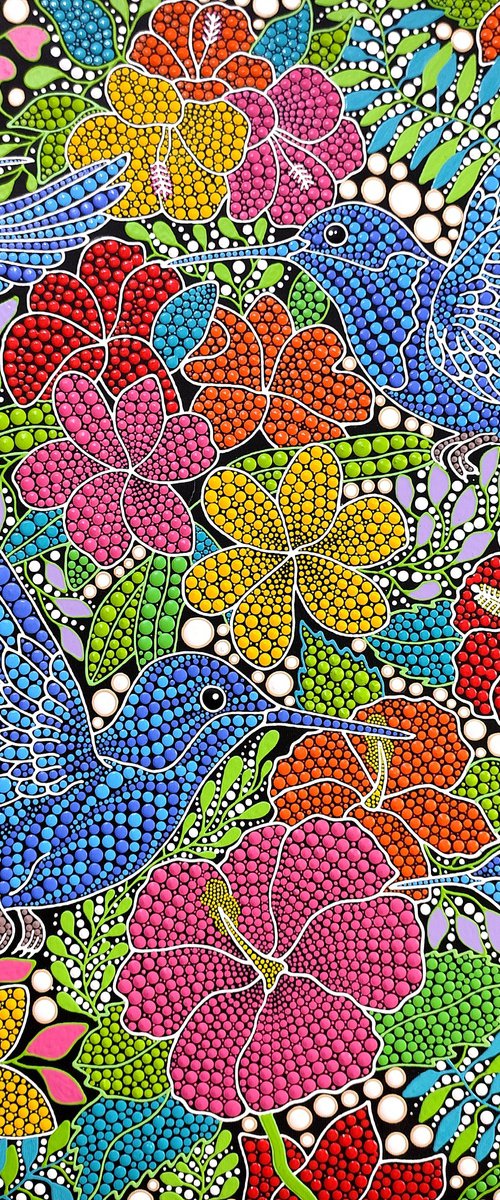 Dance of the Hummingbirds by Oxana Lazari