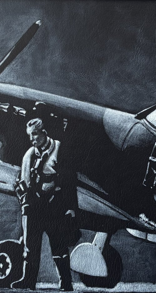 Monochrome Large Spitfire by Karl Hamilton-Cox