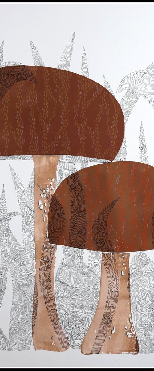 Mushroom foraging by Mariann Johansen-Ellis