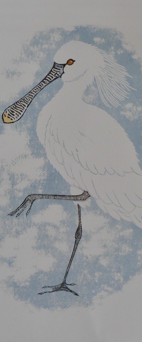 Spoonbill by Kate Willows