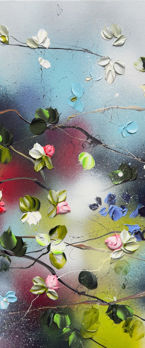 Floral Whirl II by Anastassia Skopp