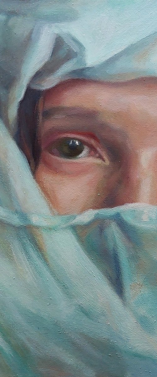 Pale blue shelter by Dunja Jung