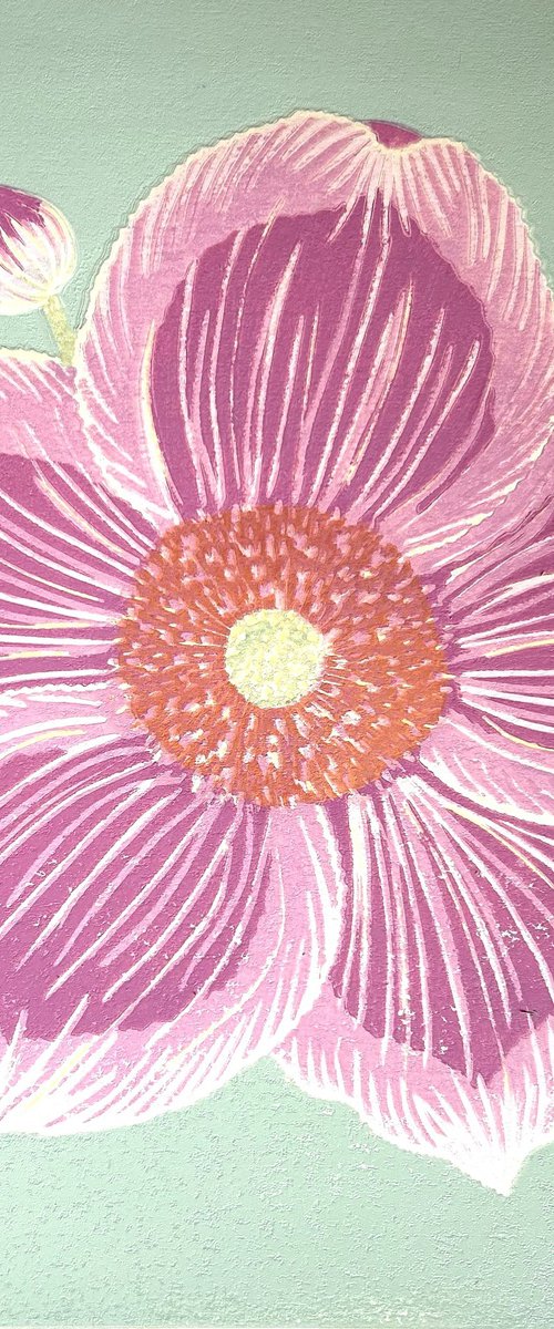 Japanese Anemone by Nathalie Pymm Art