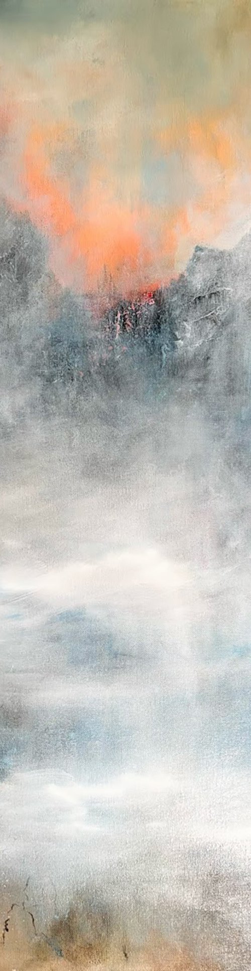 Mist Over  The Dolomites by Julia Swaby