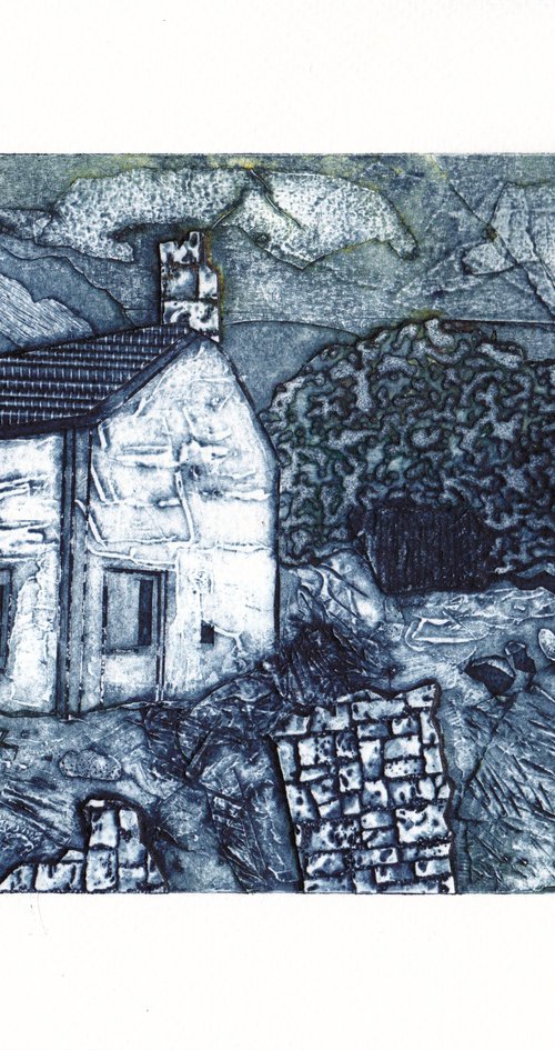 white house at Kynance Cove by Rory O’Neill