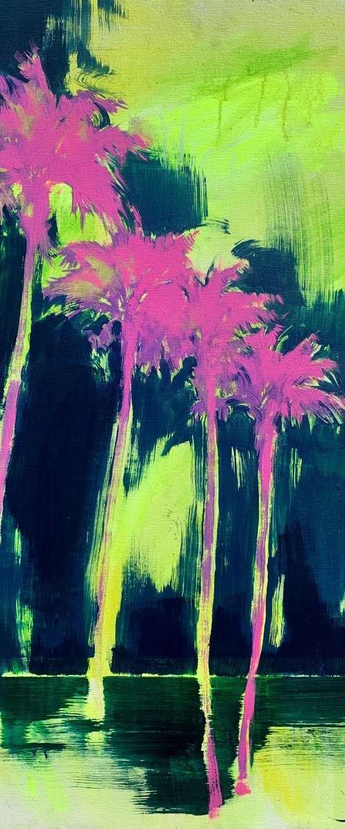 Pink night by Yaroslav Yasenev